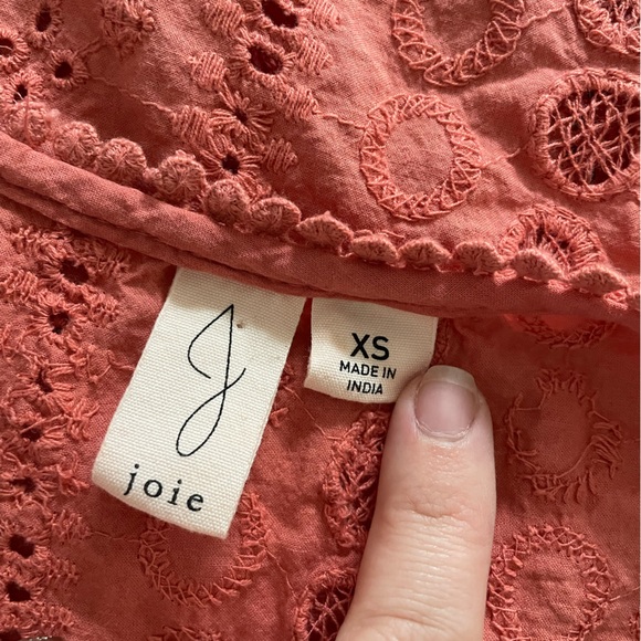 Joie 100% cotton sleeveless blouse - Picture 3 of 5